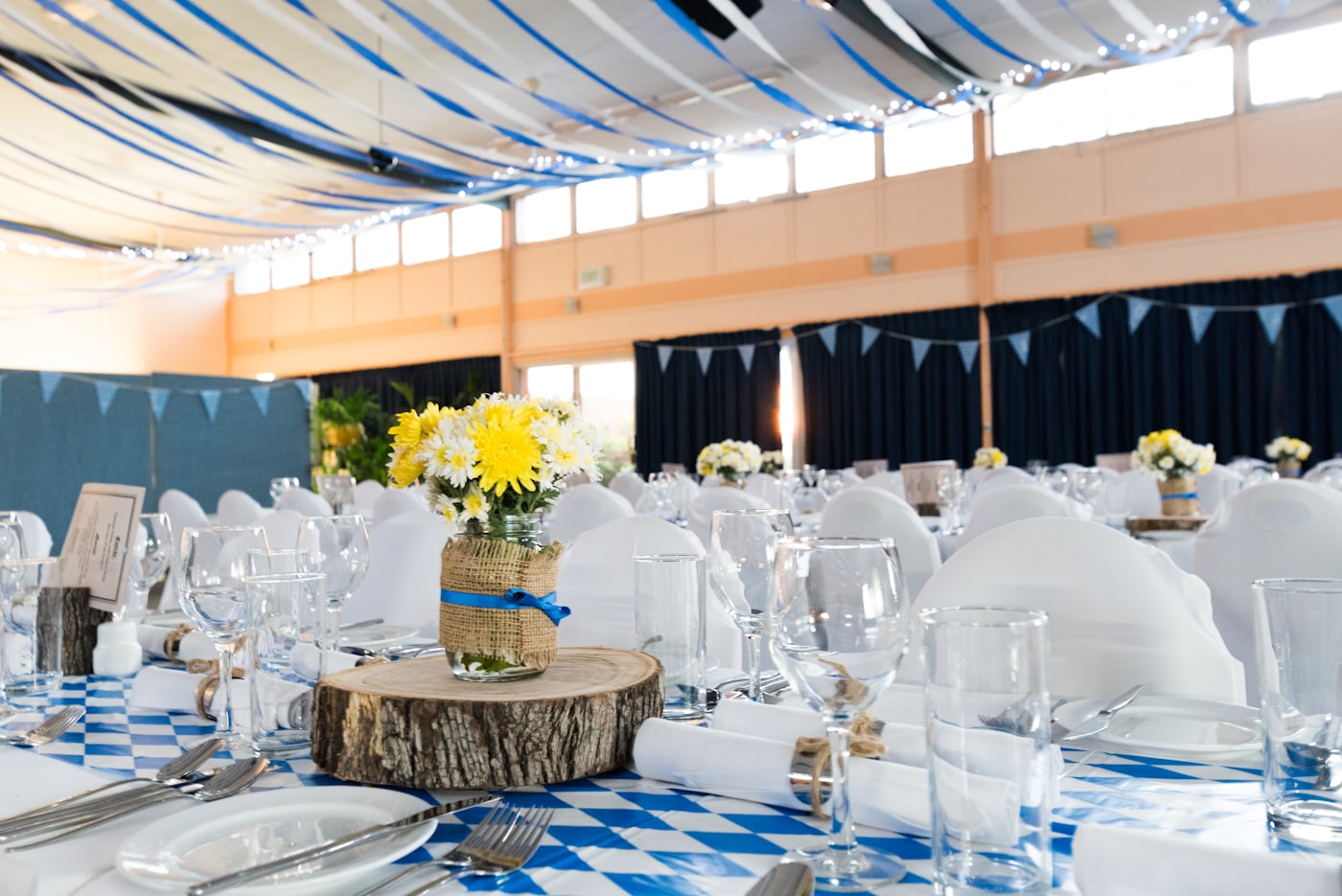 Guests at an elegant gathering