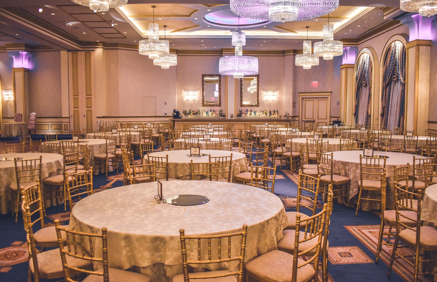 Luxury venue setup